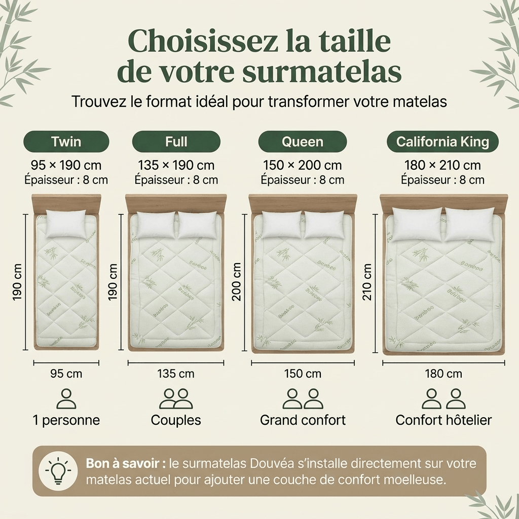 Surmatelas En Bamboo Douvéa