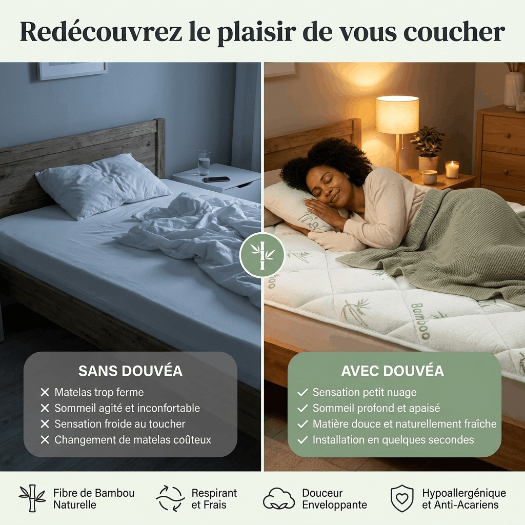 Surmatelas En Bamboo Douvéa