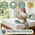 Taie d'Oreiller en Bambou