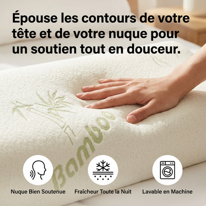 Taie d'Oreiller en Bambou