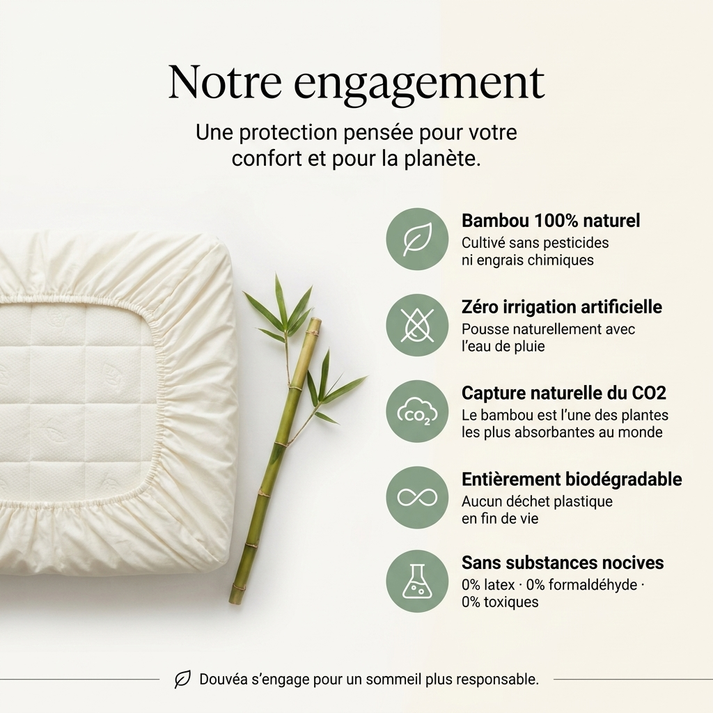 Housse Surematelas en Bamboo